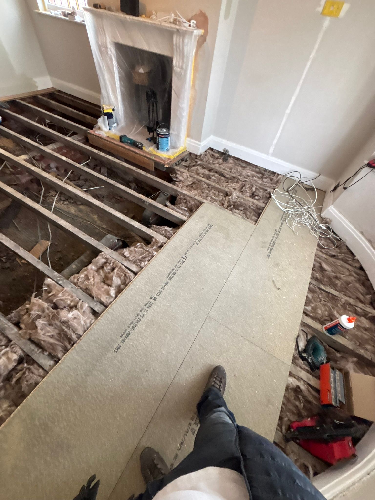 Insulation install detail